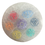 Selenite Chakra Charging Plate